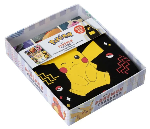 My Pokémon Cookbook Gift Set [Apron]: Delicious Recipes Inspired by Pikachu and Friends - Hardcover