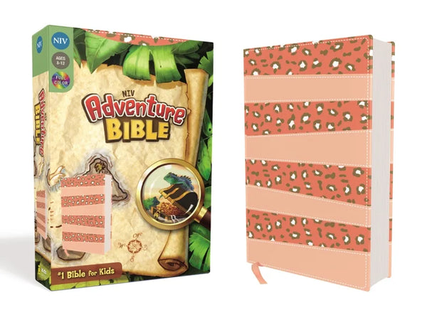 Niv, Adventure Bible, Leathersoft, Coral, Full Color - Imitation Leather
