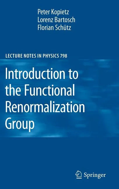 Introduction to the Functional Renormalization Group - Hardcover