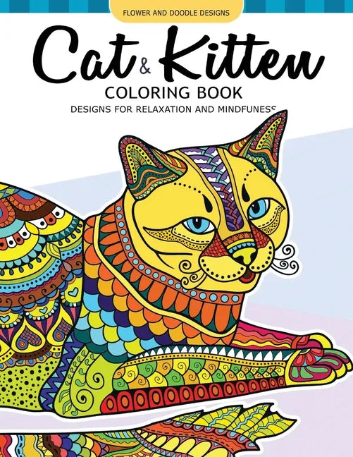 Cat and Kitten Coloring Book: A Pet coloring book for cat lover. An Adult coloring book - Paperback