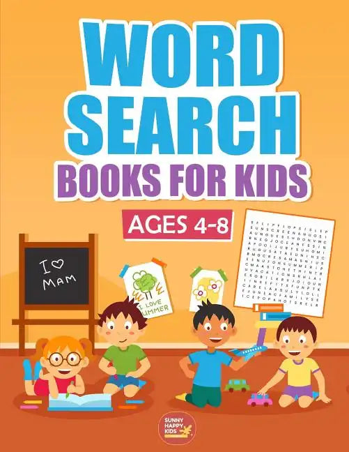 Word Search Books For Kids Ages 4-8: 1000+ Words Of Fun And Challenging Large Print Puzzles That Your Kids Would Enjoy, Made specifically for Kids 4-5 - Paperback