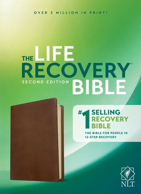NLT Life Recovery Bible, Second Edition (Leatherlike, Rustic Brown) - Imitation Leather
