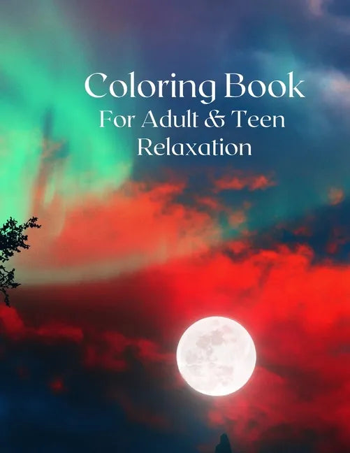 Coloring Book for Adult and Teen Relaxation: 14 Minimum Stress Relief Desings and Patterns - Paperback
