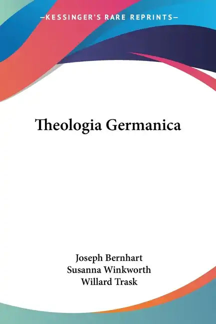 Theologia Germanica - Paperback