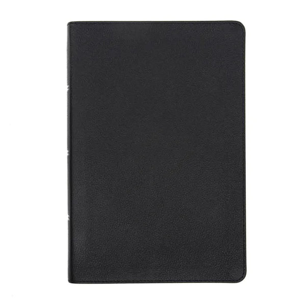 NASB Giant Print Reference Bible, Black Genuine Leather, Indexed - Leather