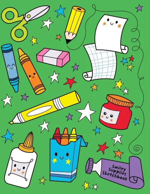 Smiley Supplies Sketchbook: Jumbo Drawing Pad For Sketching, Doodling And Coloring - Paperback