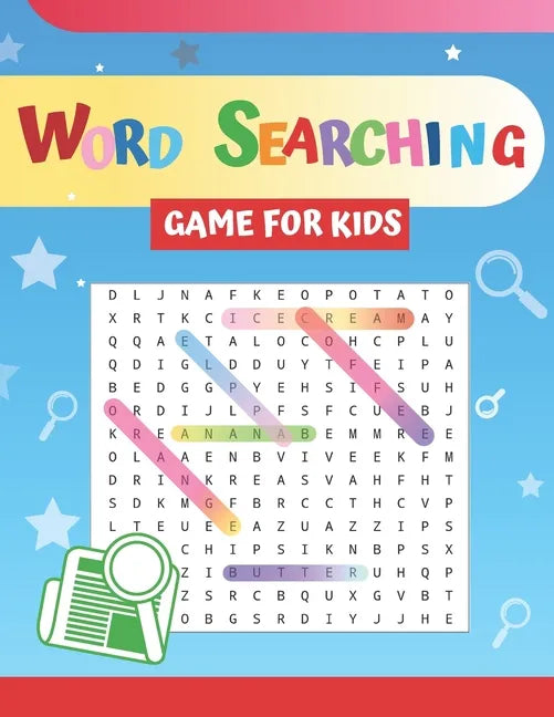 Word Searching Game For Kids: Fun and Challenging Puzzles For Children. Build And Improve Your Child's Vocabulary. - Paperback