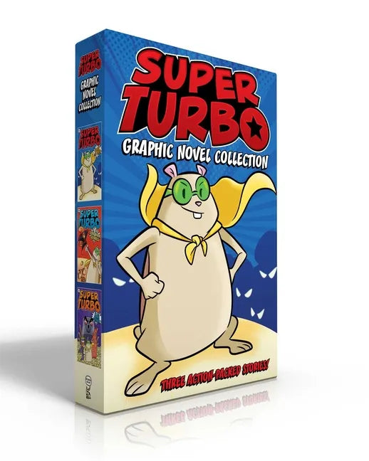 Super Turbo Graphic Novel Collection (Boxed Set): Super Turbo Saves the Day!; Super Turbo vs. the Flying Ninja Squirrels; Super Turbo vs. the Pencil P - Paperback