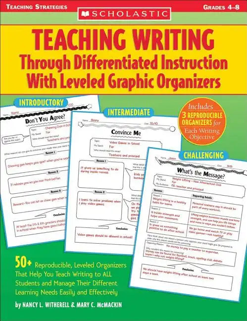 Teaching Writing Through Differentiated Instruction with Leveled Graphic Organizers - Paperback
