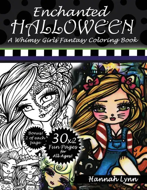 Enchanted Halloween: A Whimsy Girls Fantasy Coloring Book - Paperback