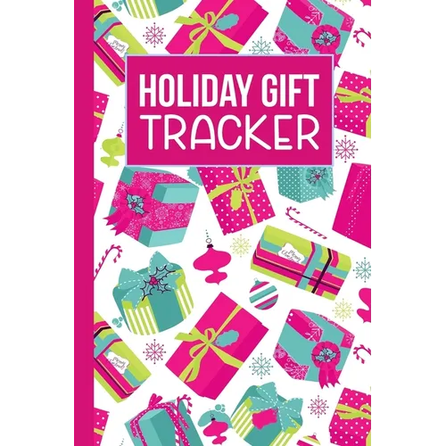Holiday Gift Tracker: A Christmas Gift Shopping List Book - Paperback