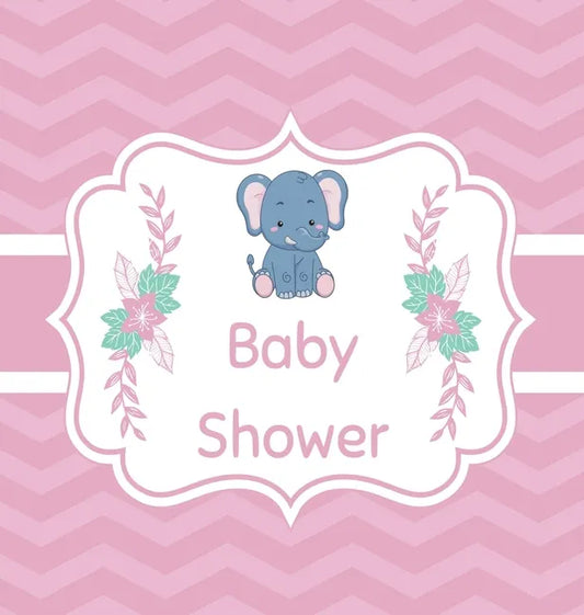 Pink baby shower guest book (Hardcover): Baby shower guest book, celebrations decor, memory book, baby shower guest book, celebration message log book - Hardcover