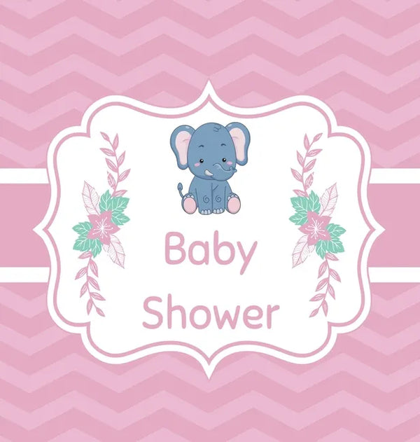 Pink baby shower guest book (Hardcover): Baby shower guest book, celebrations decor, memory book, baby shower guest book, celebration message log book - Hardcover
