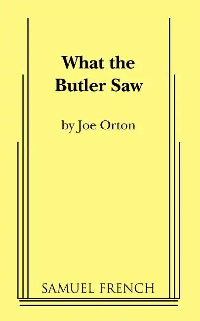 What the Butler Saw - Paperback