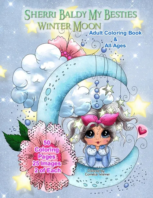 Sherri Baldy My Besties Winter Moon Adult Coloring Book and all ages - Paperback