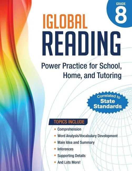 iGlobal Reading, Grade 8: Power Practice for School, Home, and Tutoring - Paperback