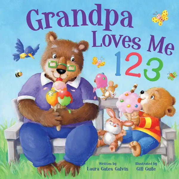 Grandpa Loves Me 123 - Board Book