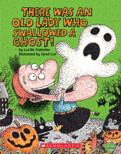 There Was an Old Lady Who Swallowed a Ghost! (Board Book) - Board Book