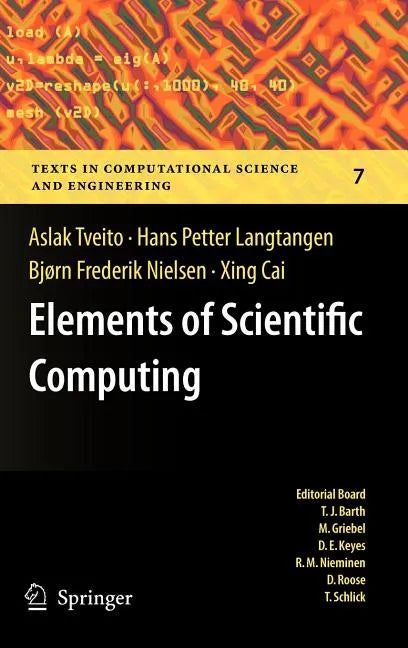 Elements of Scientific Computing - Hardcover