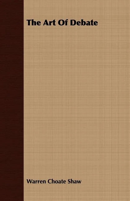 The Art Of Debate - Paperback