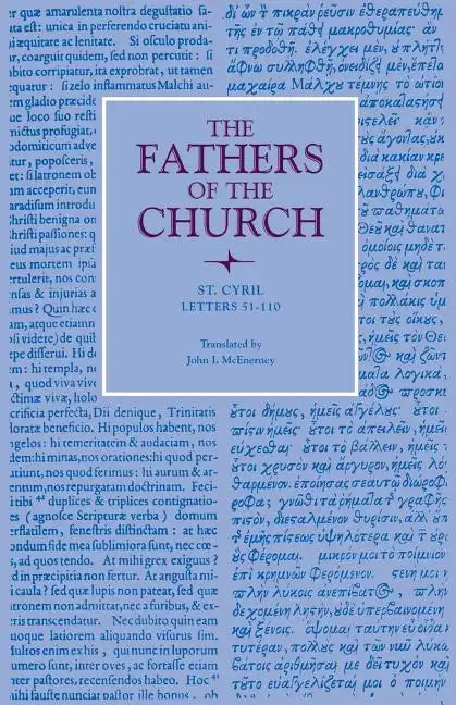 St. Cyril of Alexandria Letters 51-110 - Paperback