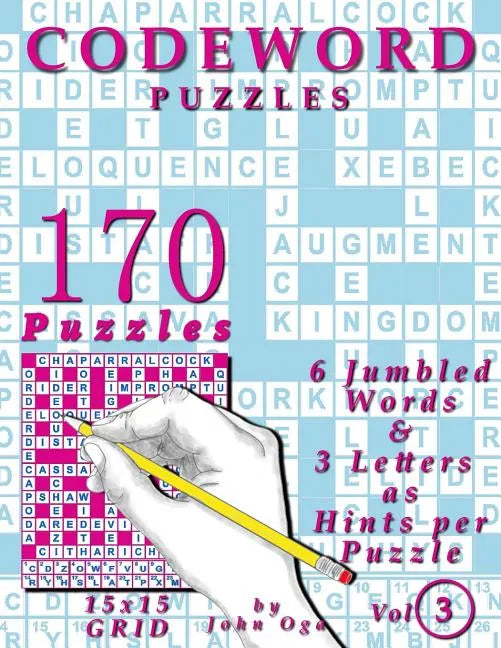 Codeword Puzzles: 170 Puzzles, Volume 3 - Paperback