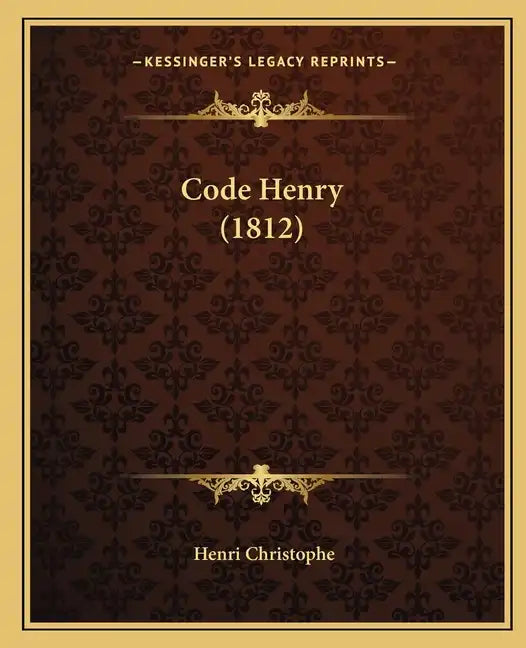 Code Henry (1812) - Paperback