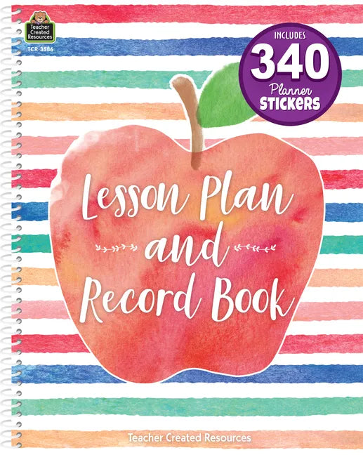 Watercolor Lesson Plan and Record Book - Spiral