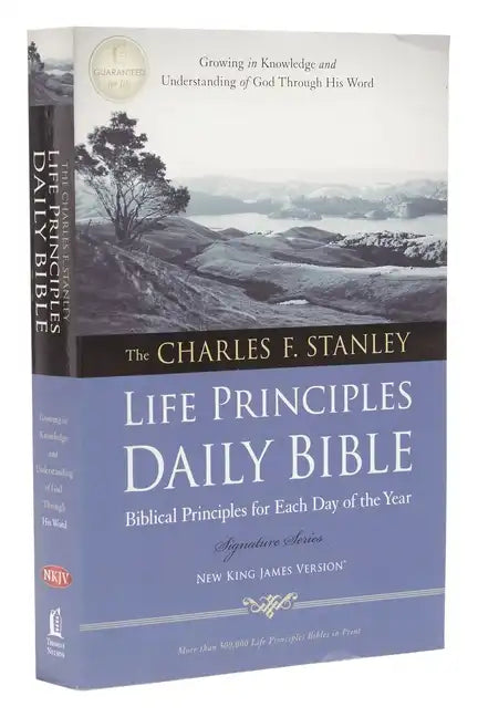 Charles F. Stanley Life Principles Daily Bible-NKJV - Paperback