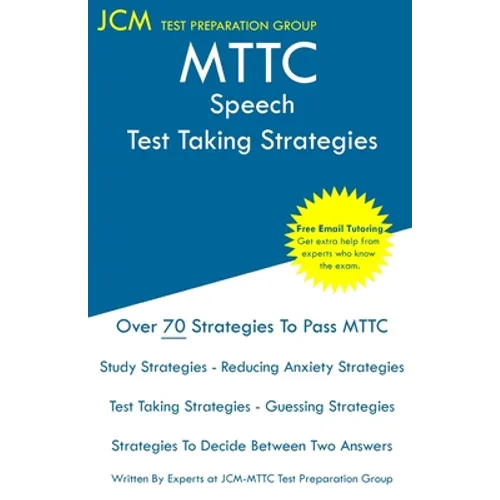 MTTC Speech - Test Taking Strategies - Paperback