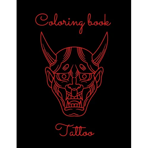 Ultimate tattoo coloring book - Paperback