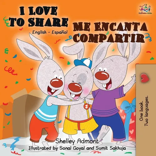 I Love to Share Me Encanta Compartir: English Spanish Bilingual Book - Paperback