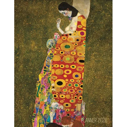 Gustav Klimt Weekly Planner 2026: Hope II Artistic Art Nouveau Daily Scheduler With January-December Year Calendar (12 Months) - Paperback
