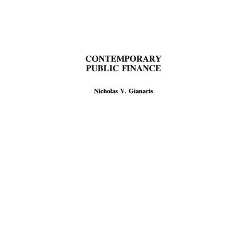 Contemporary Public Finance - Hardcover