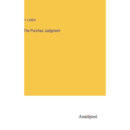 The Purchas Judgment - Hardcover