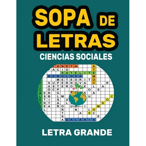 Sopa de Letras en Español Vol. 3: Edicion de Ciencias Naturales. 100 Busca Palabras Para Adultos y Niños con Letras Grande - Pasatiempo Para Ejercitar - Paperback