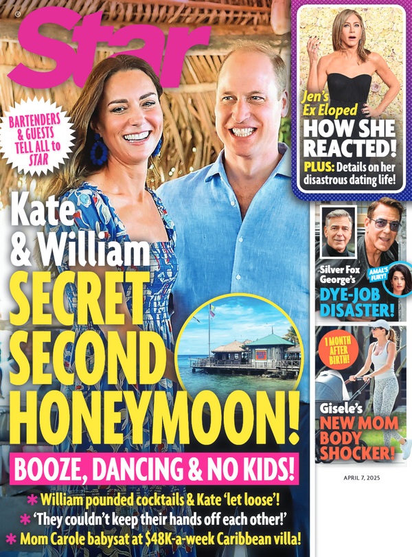 Star - 04.07.25: Kate & William’s Secret Second Honeymoon, Jennifer Aniston's Reaction To Ex's Elopement, Clooney’s Dye Job Disaster, Gisele Bundchen’s Stunning Mom Transformation & More!