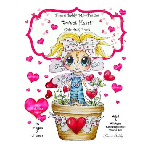 Sherri Baldy My Besties Sweet Heart Coloring Book - Paperback