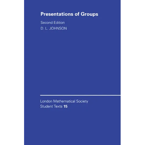 Presentations of Groups - Paperback