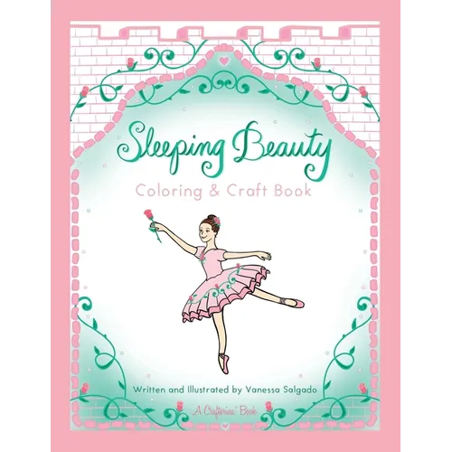 Sleeping Beauty Coloring & Craft Book - Paperback