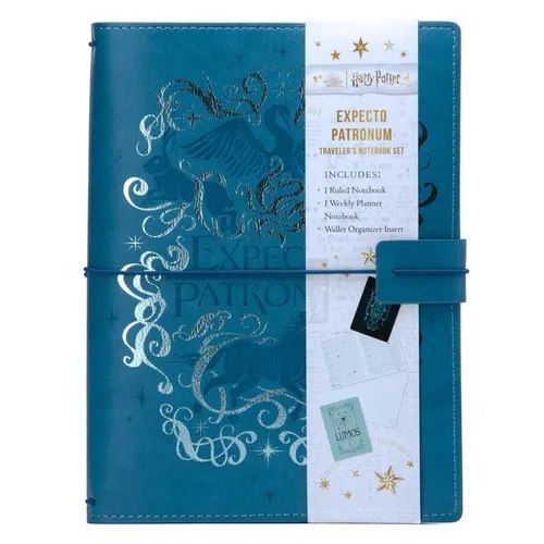 Harry Potter: Expecto Patronum Traveler's Notebook Set: (Refillable Notebook) - Paperback