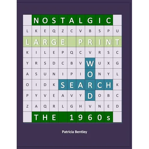 Nostalgic Large Print Word Search: The 1960s - Paperback