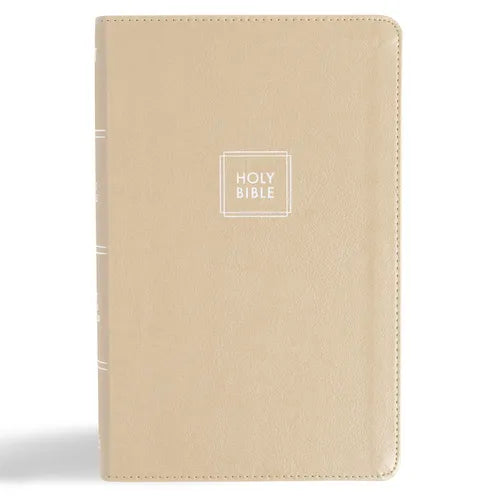 KJV Single-Column Personal Size Bible, Gold Leathertouch - Imitation Leather