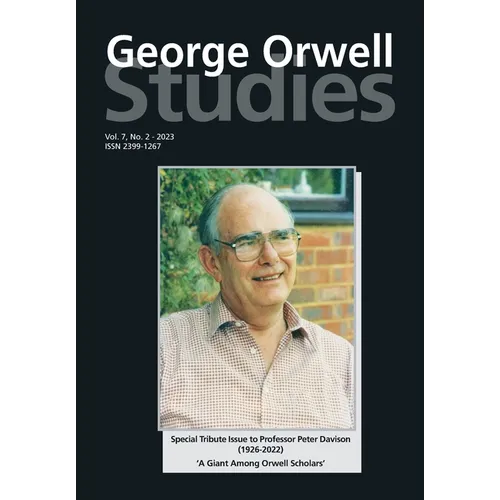 George Orwell Studies Vol.7 No.2 - Paperback