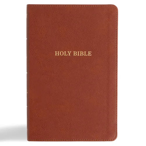 KJV Thinline Bible, Burnt Sienna Leathertouch - Imitation Leather